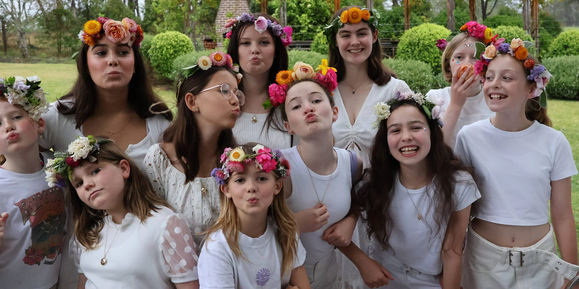 Girls enjoying themselves at a beautiful minds australia® mother and daughter retreat