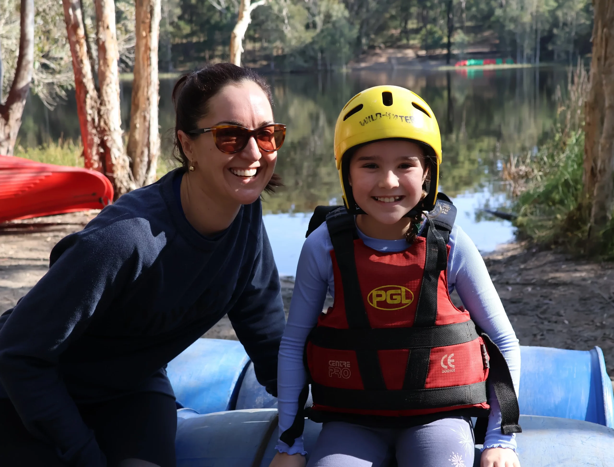 mother and daughter camp